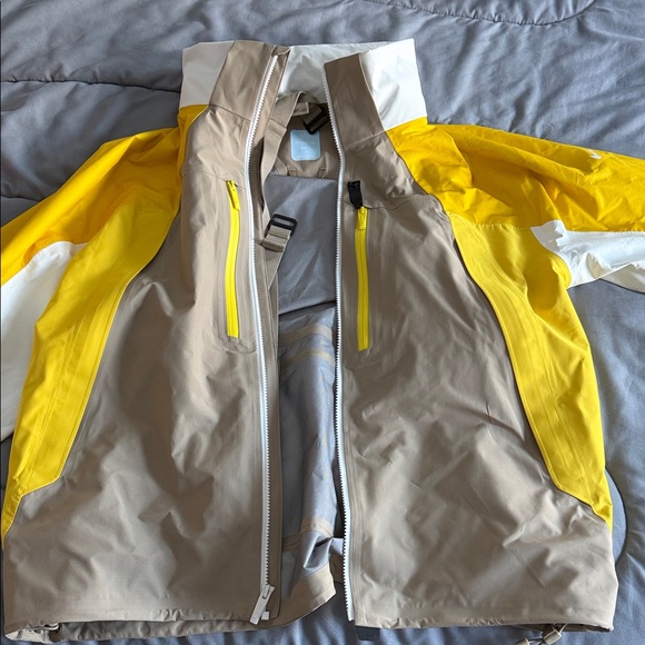 Nike Other - NOCTA x Nike Yellow and Tan Colorblock Ski/Shell Jacket